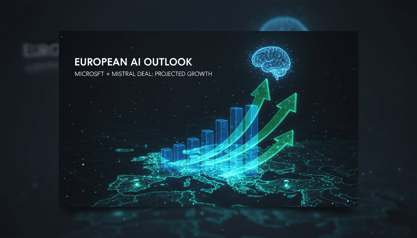Microsoft and Mistral partnership announcement for AI services in Europe