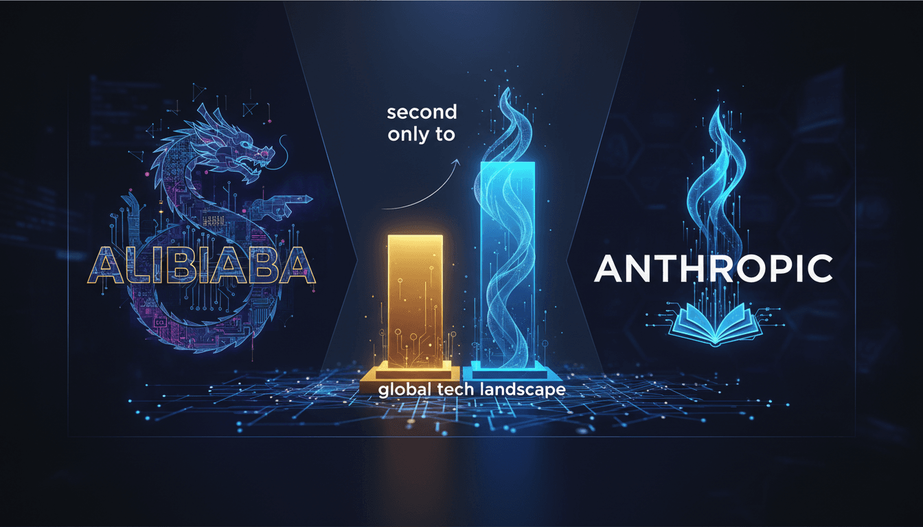 Alibaba's new AI model announcement in the context of global tech rivalry