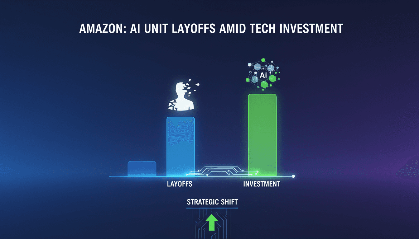 Amazon's AI unit layoffs and ongoing technology investment analysis
