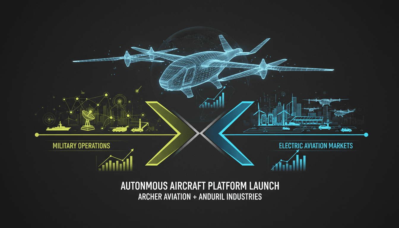 Archer Aviation and Anduril Industries unveil Thunder rotorcraft at Farnborough Airshow