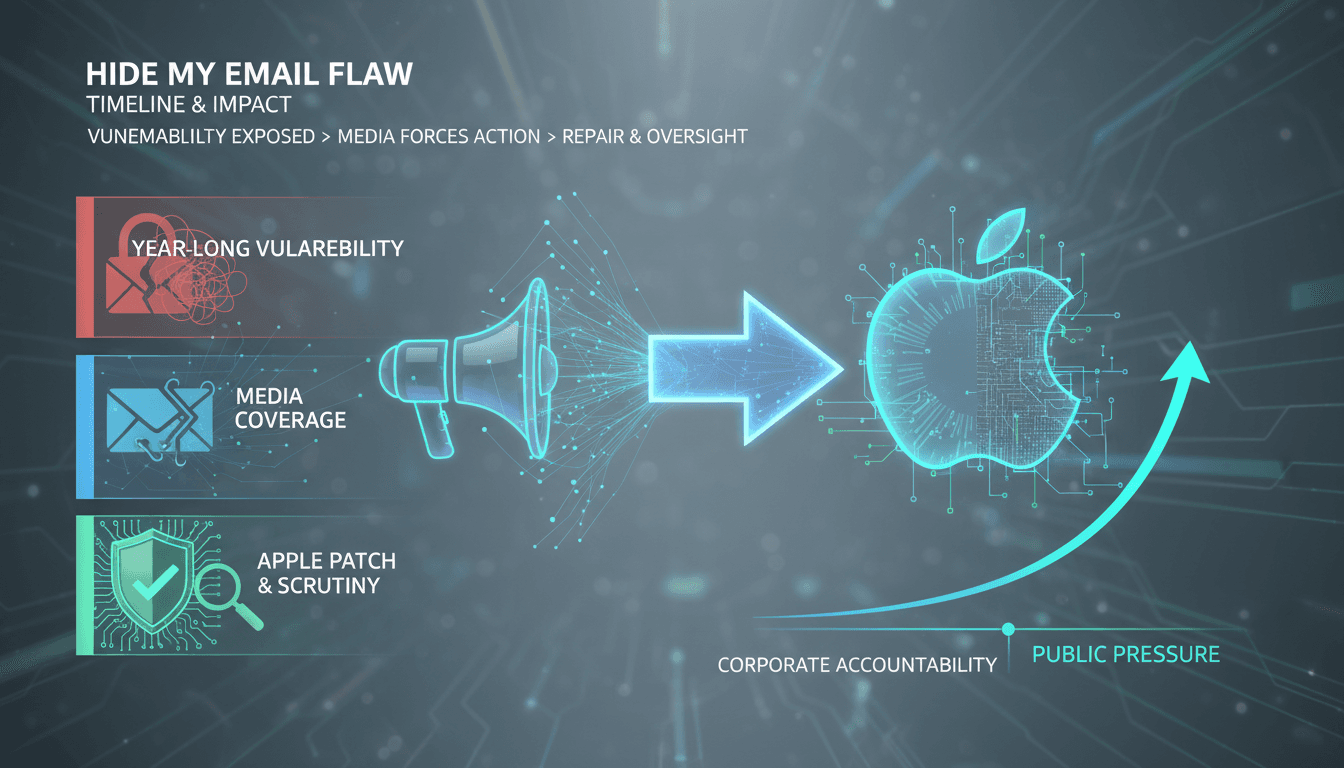 Apple logo with a digital security theme