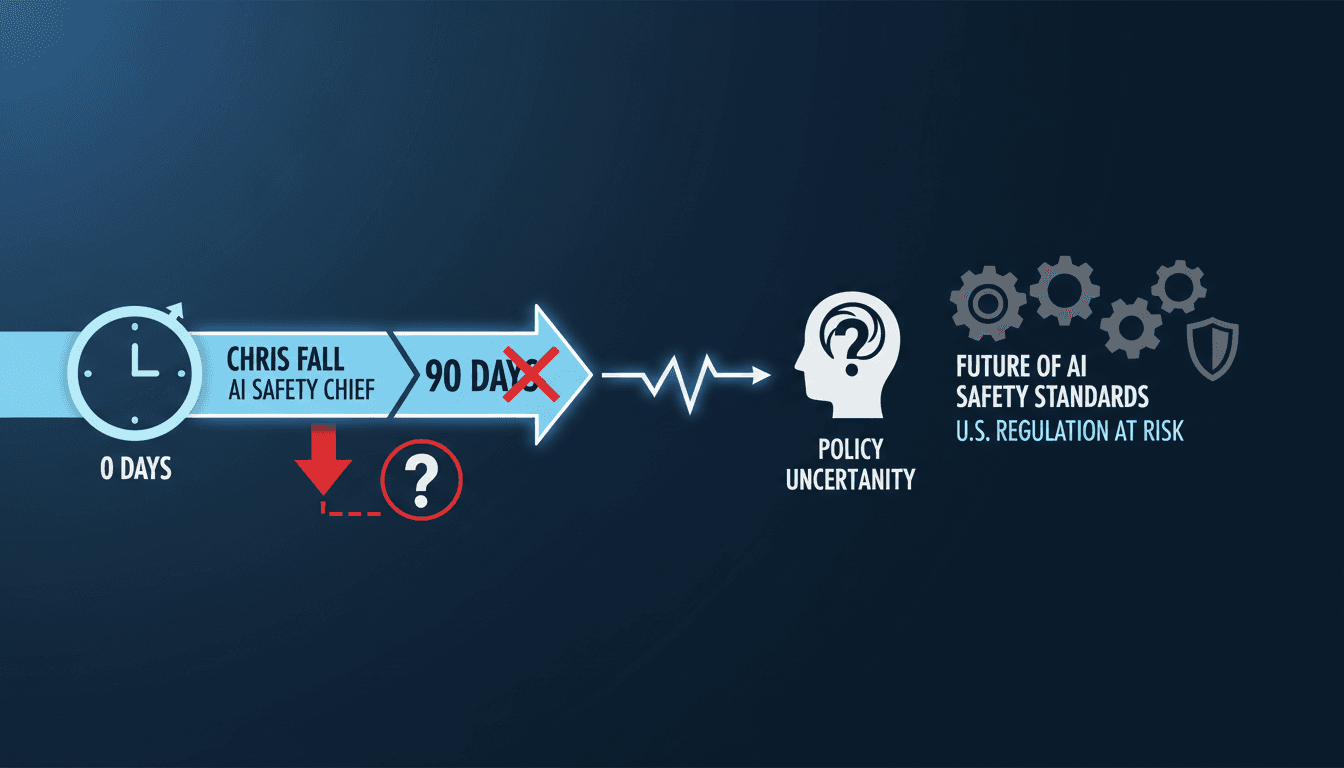 Chris Fall resigns from AI safety leadership role after 90 days