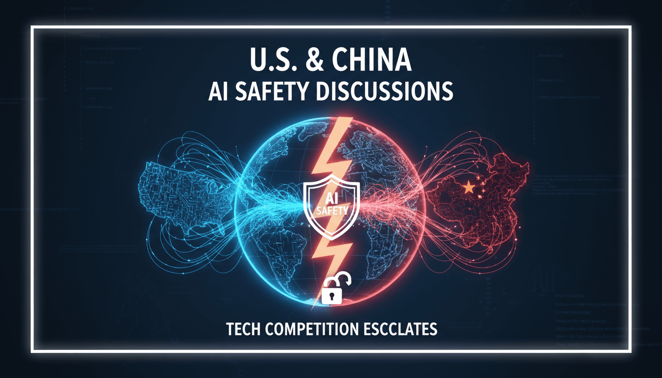 U.S. and China flags symbolizing AI technology discussions