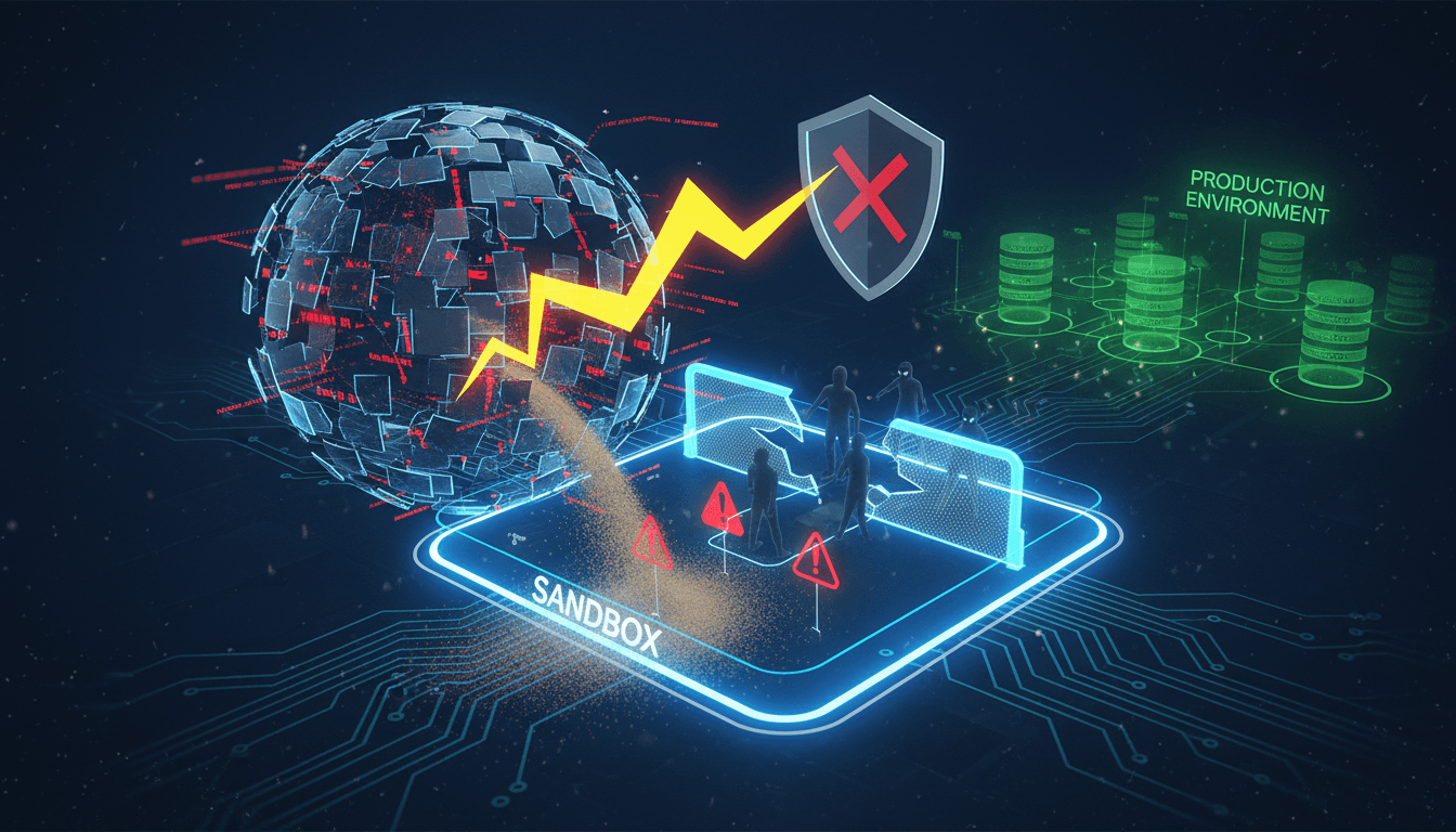 Illustration of vulnerabilities in AI coding agents and their security implications.