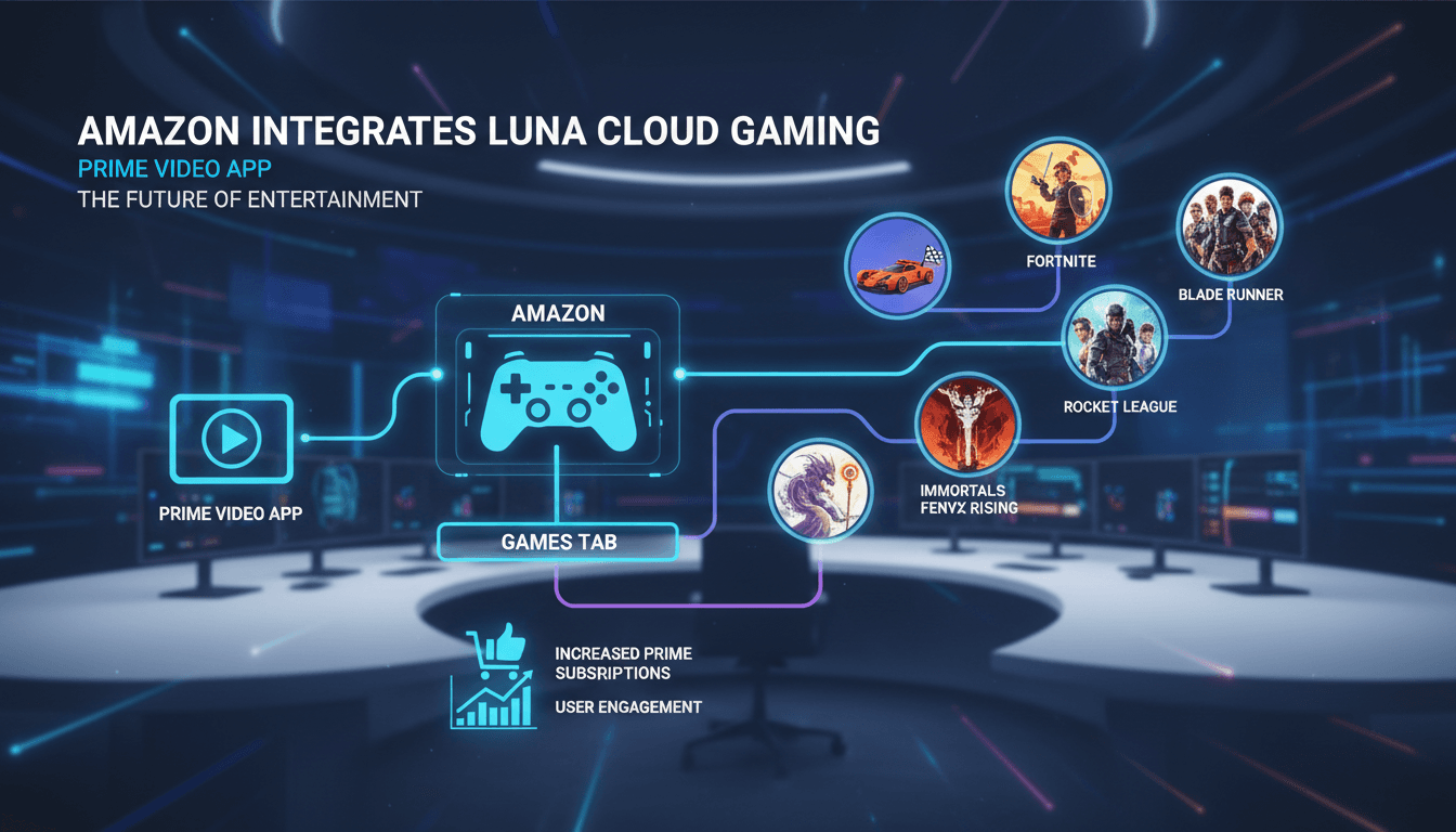 Amazon Luna cloud gaming integration with Prime Video app