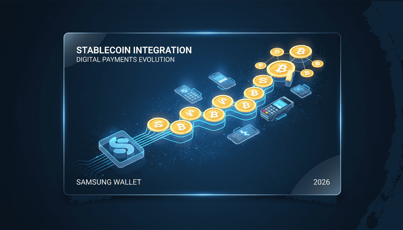 Samsung Wallet integration of stablecoin support for digital payments