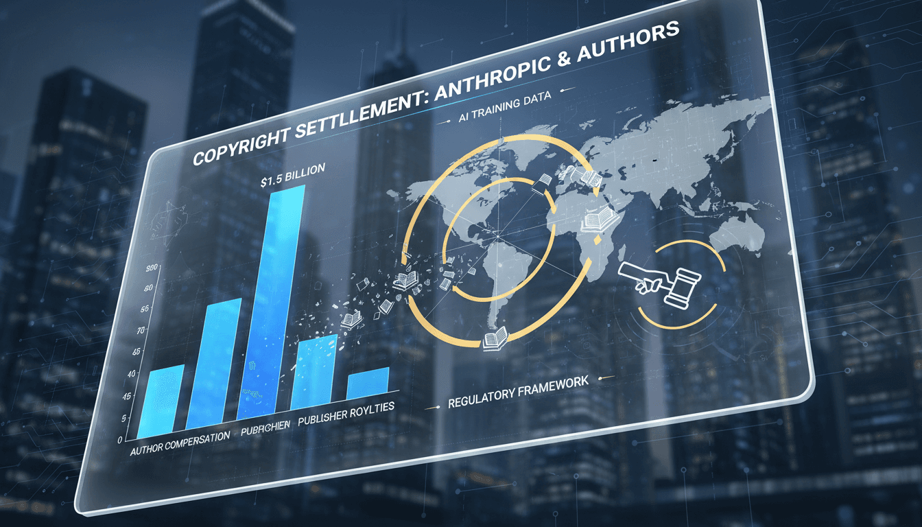 Anthropic settlement with authors highlights copyright issues in AI