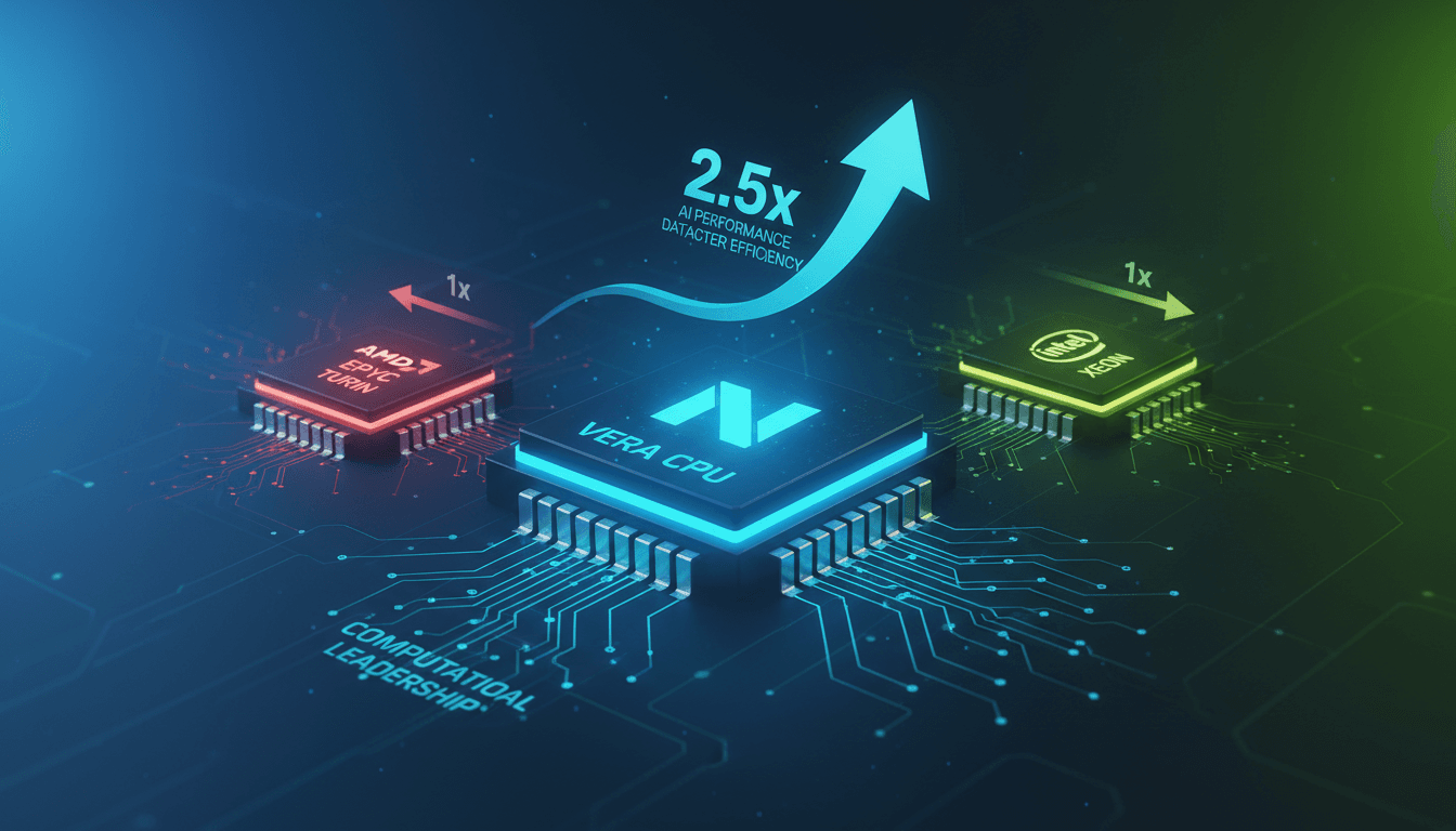 Nvidia's Vera CPU designed to challenge Intel and AMD in datacenters