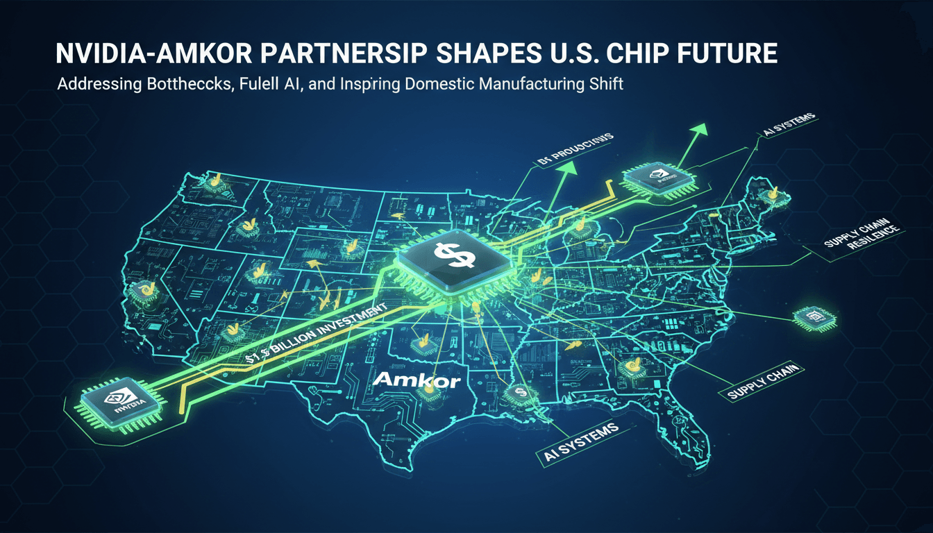 Nvidia signs $1.5 billion deal with Amkor to boost U.S. semiconductor packaging