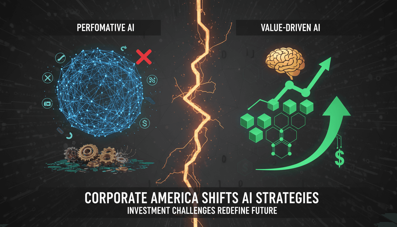 Corporate America reassessing AI investment strategies