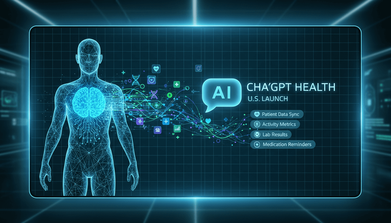 OpenAI ChatGPT Health interface showcasing health data integration