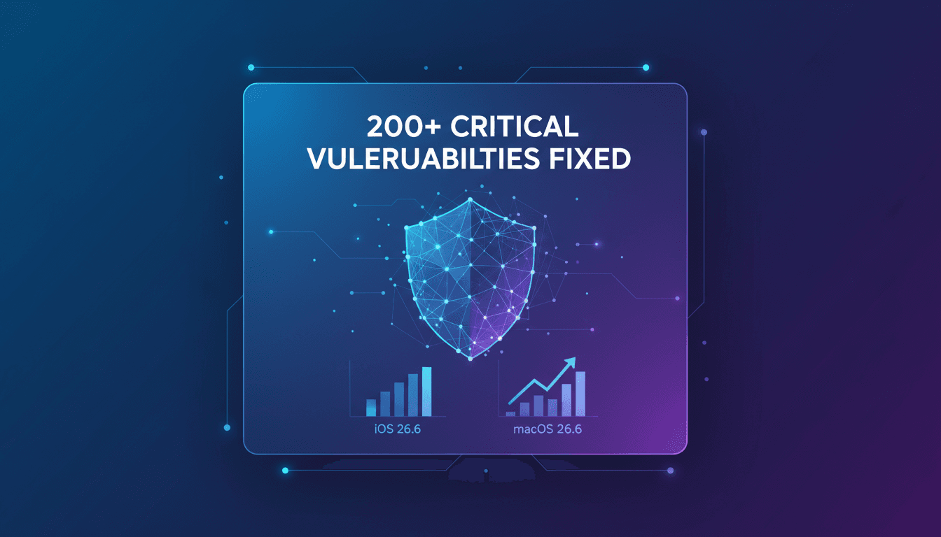 Apple iOS 26.6 and macOS 26.6 security updates overview