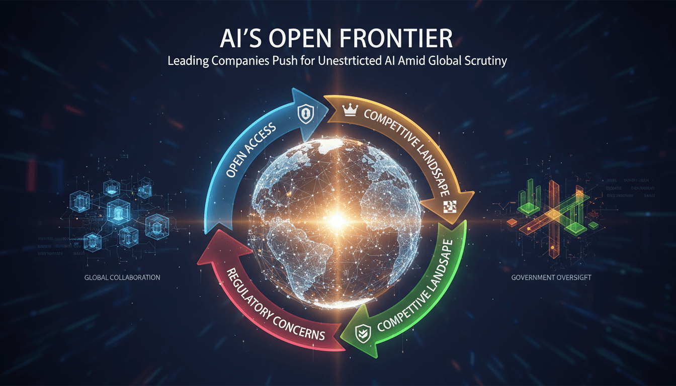 AI companies advocating for open access to models amidst regulatory challenges.