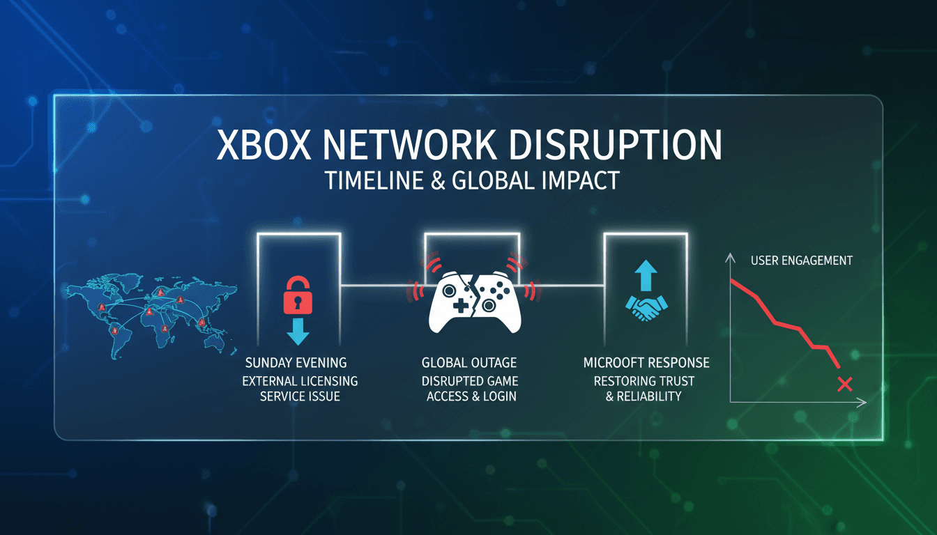 Xbox network outage affecting user access to games worldwide