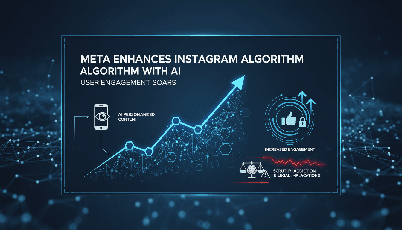 Meta's AI enhancements to Instagram's algorithm for user engagement