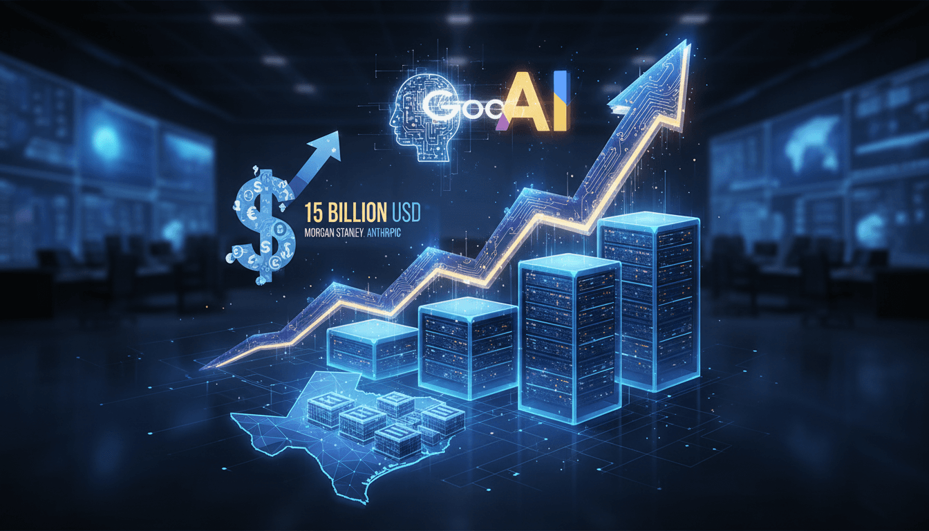 Morgan Stanley and Google collaborate on a $15 billion data center project in Texas.