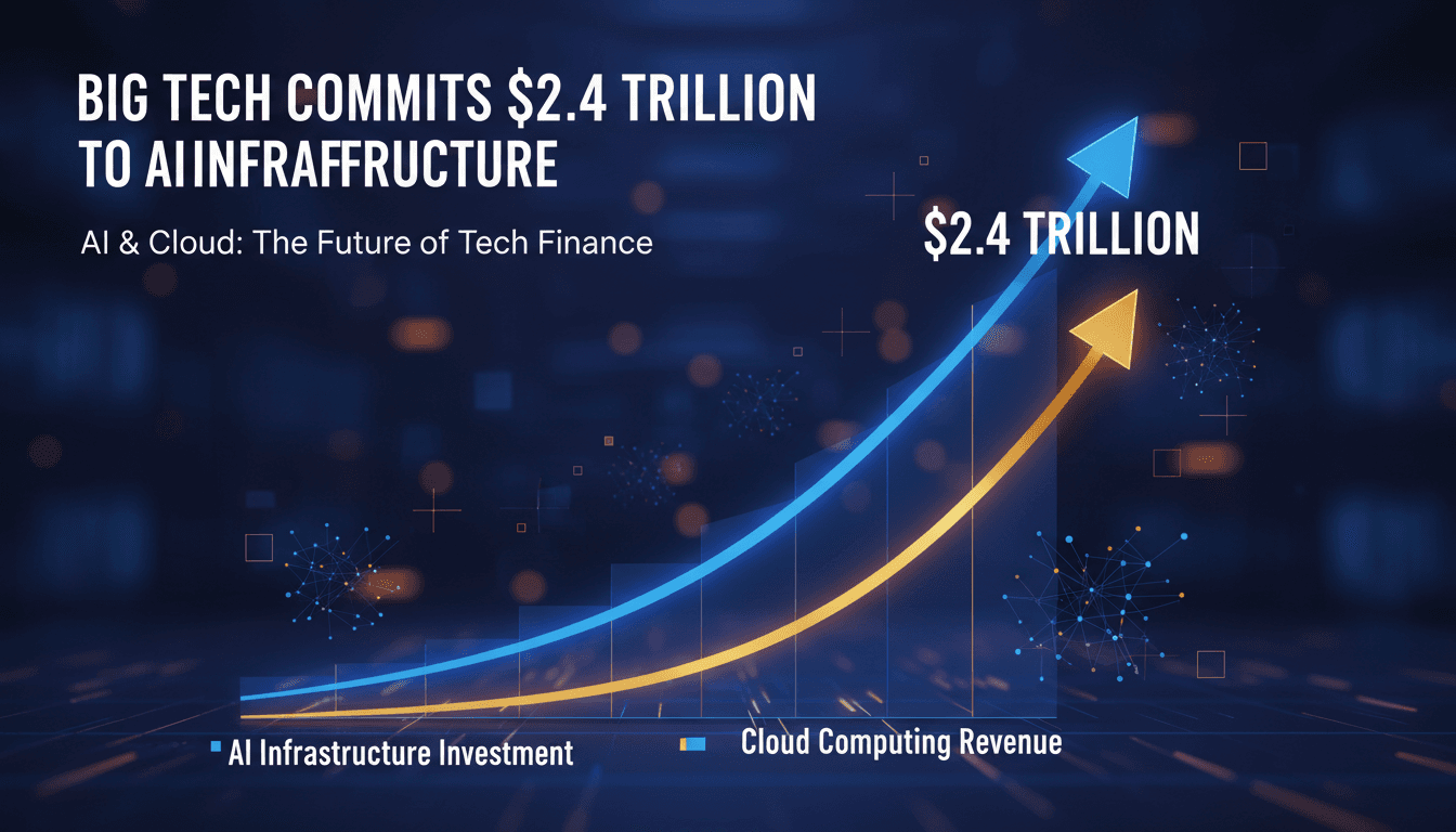 Illustration of Big Tech's investment in AI infrastructure