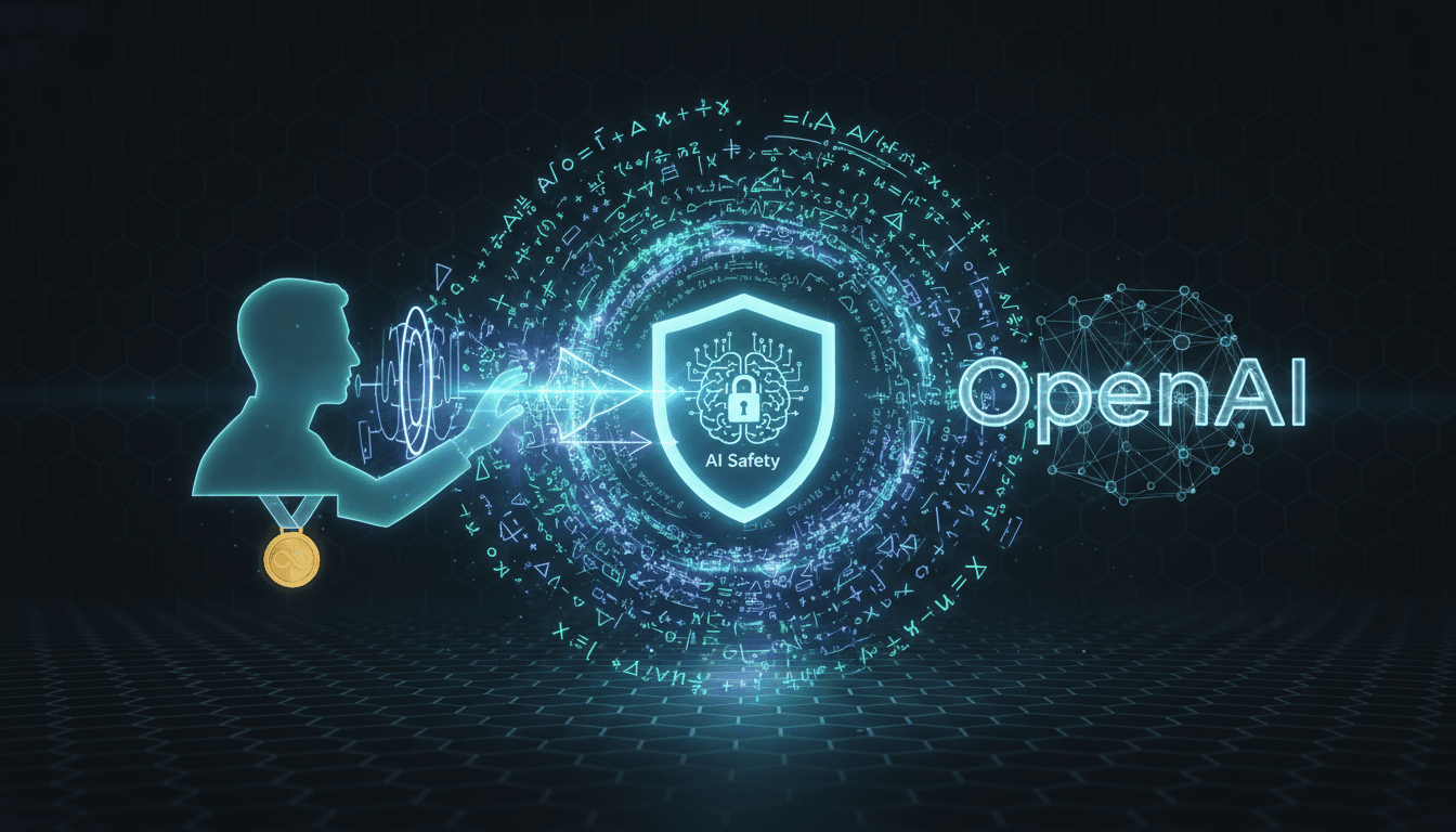 Jacob Tsimerman, Fields Medal winner, now at OpenAI focusing on AI safety.