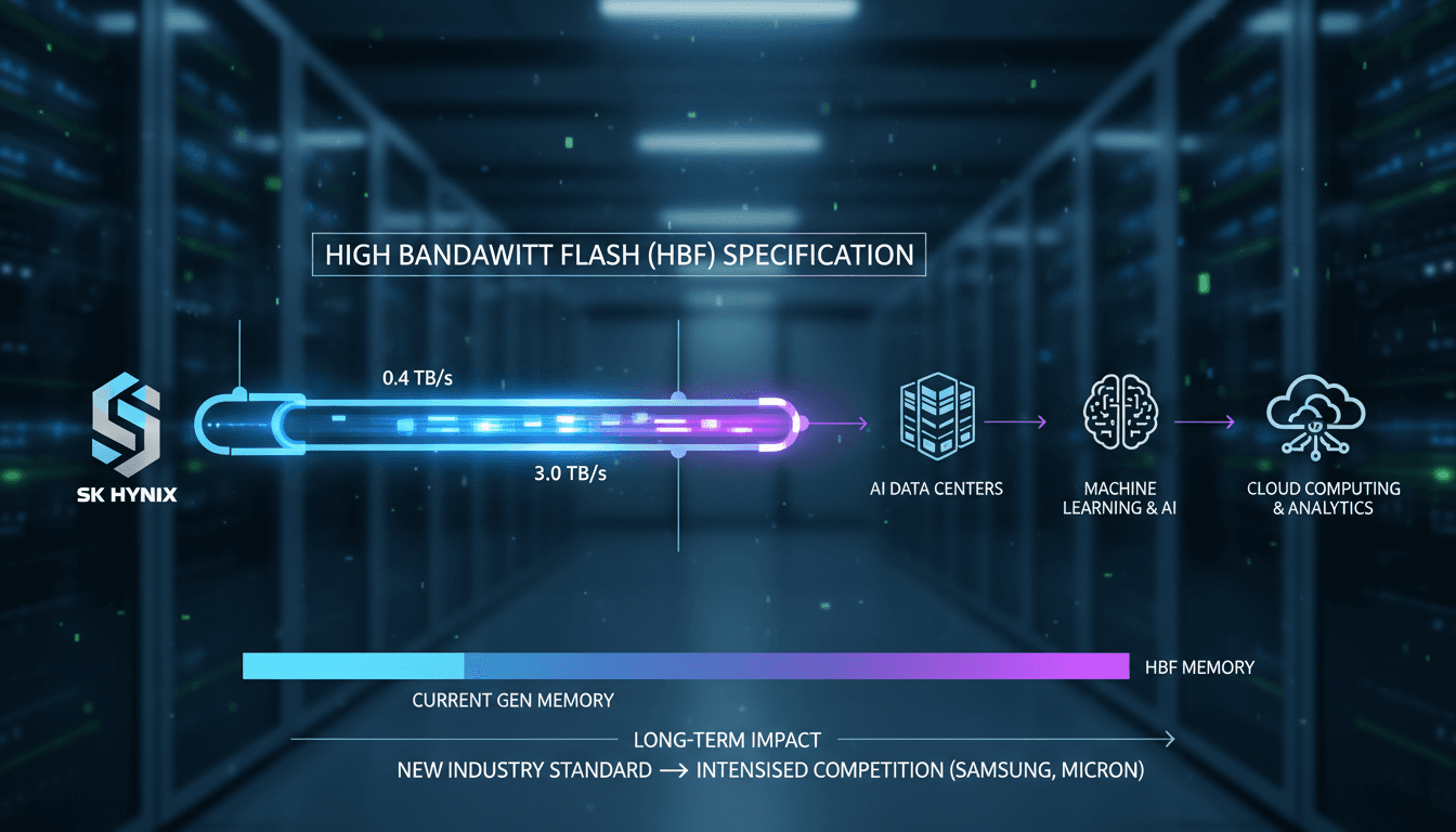 High Bandwidth Flash specification for AI data centers by SK Hynix and Sandisk