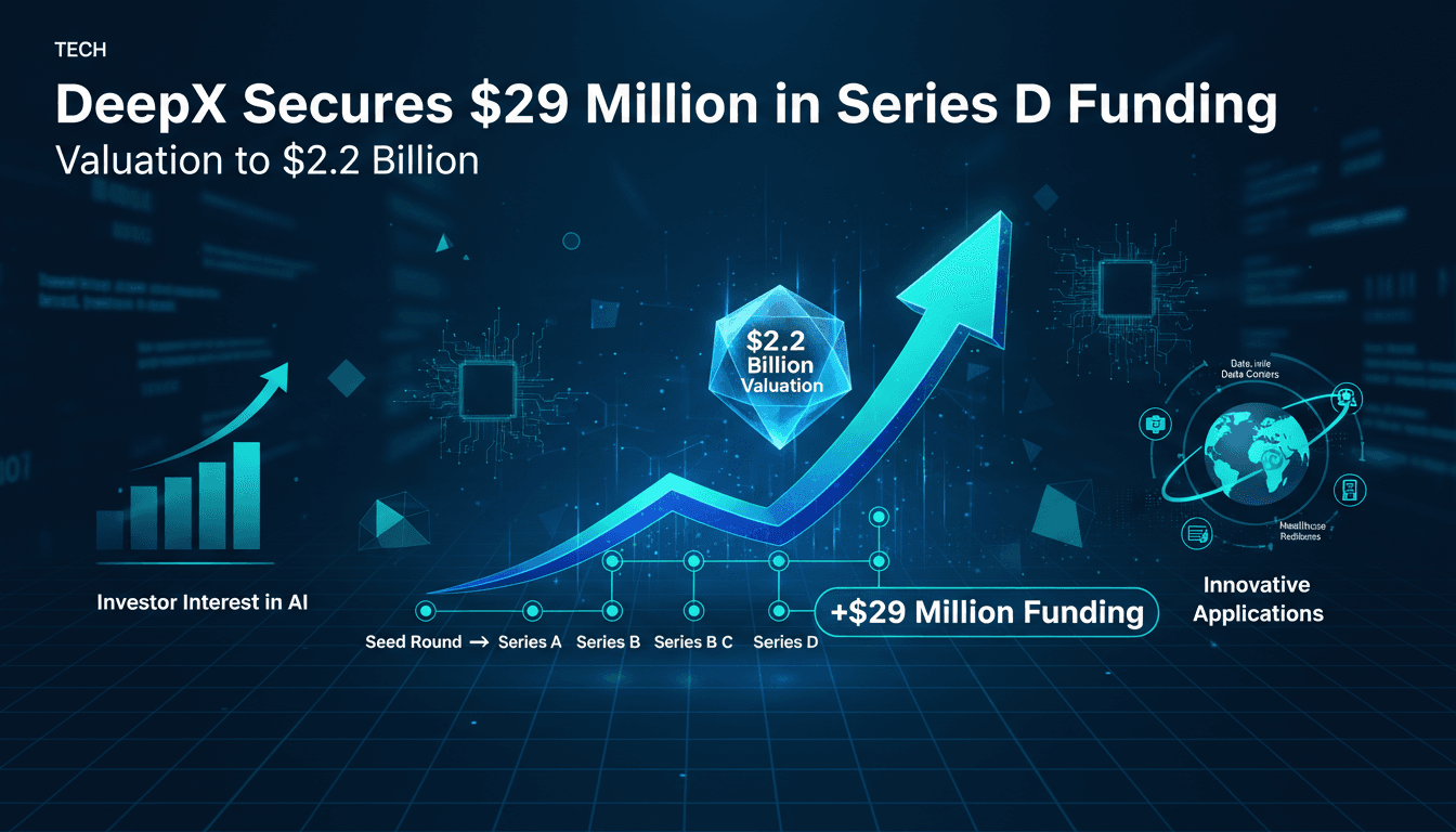 DeepX funding announcement and valuation growth analysis