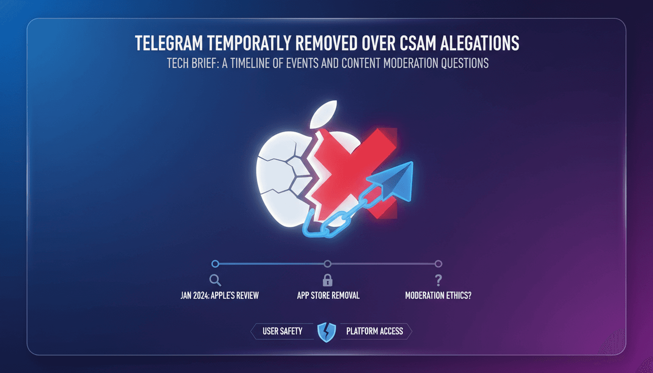 Telegram app logo with a background of the Apple App Store interface