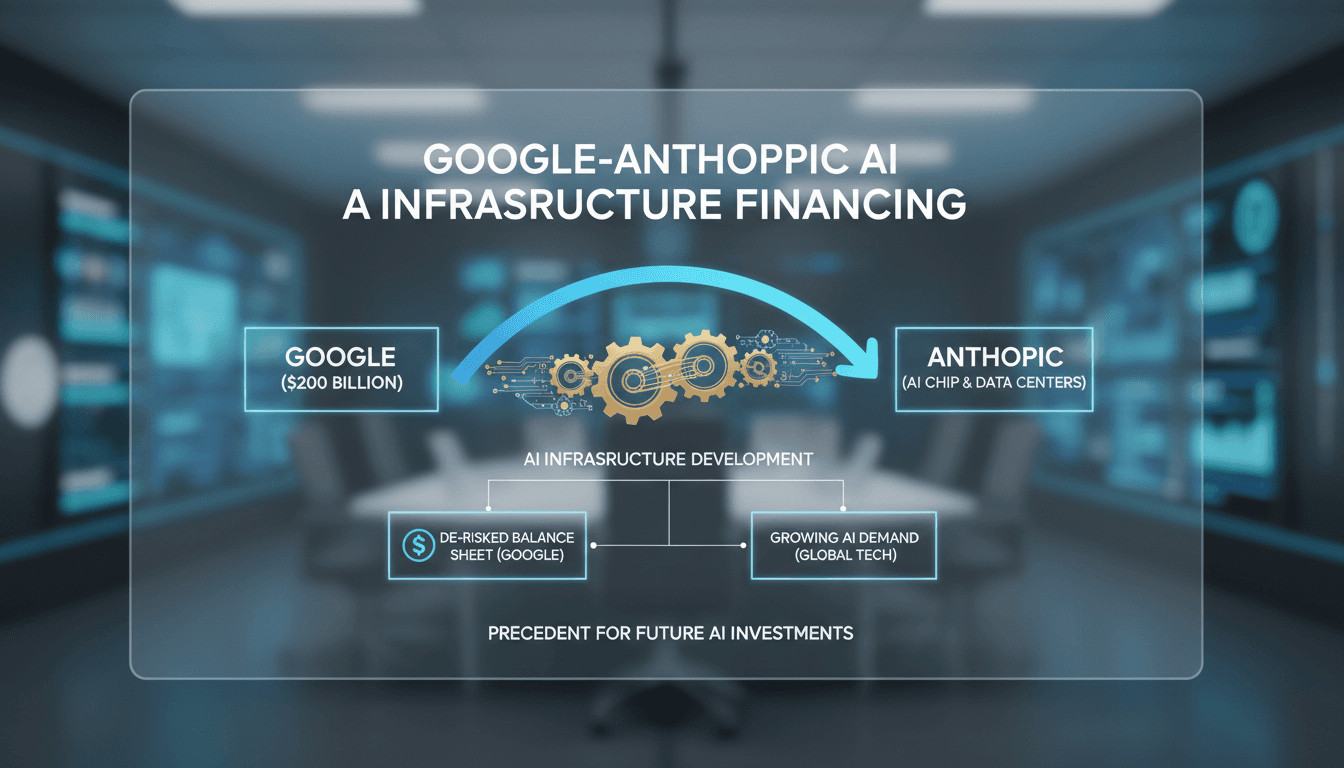 Google financing program for Anthropic to support AI infrastructure