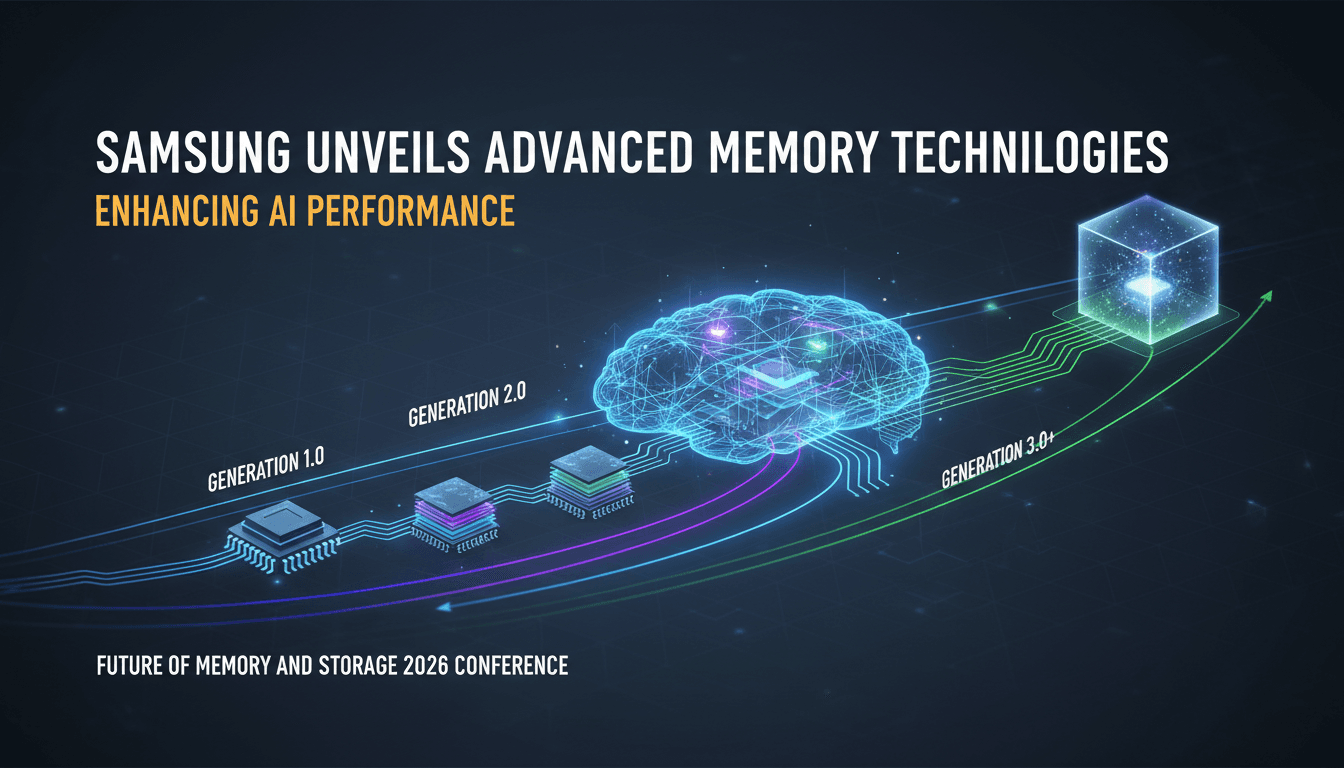 Samsung's advanced memory technologies showcased at the Future of Memory and Storage conference.