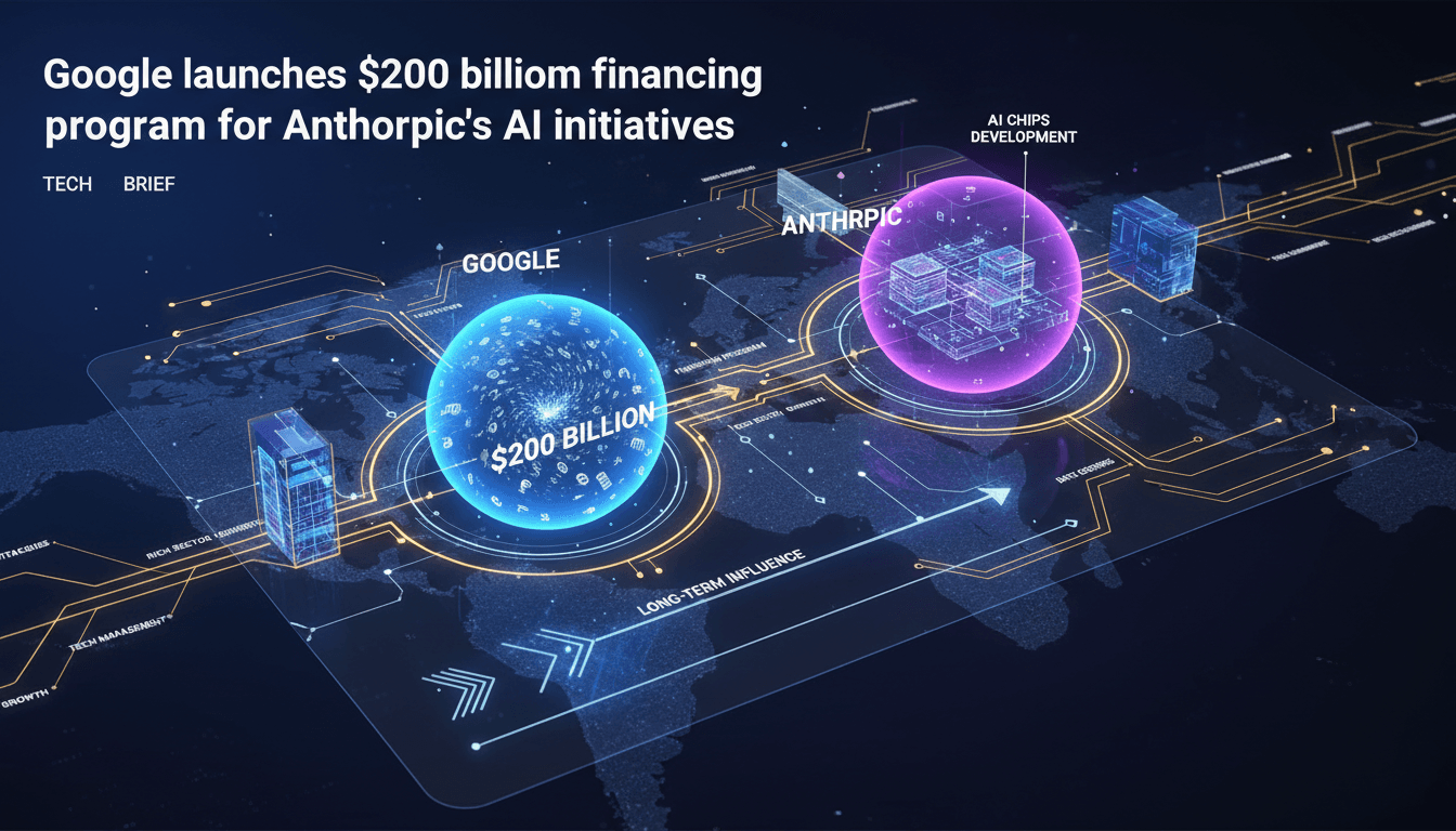 Google financing program for Anthropic's AI initiatives