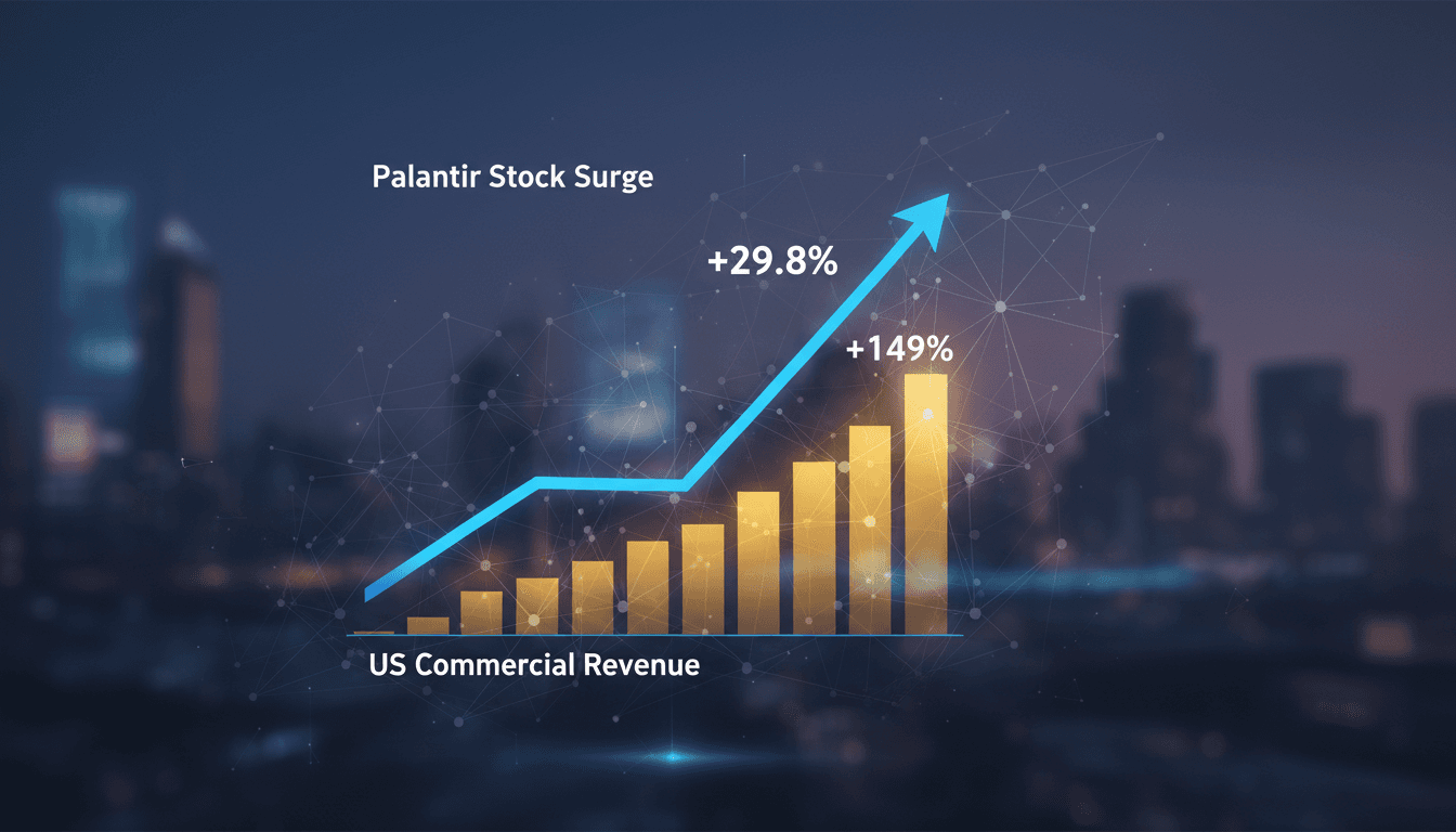 Palantir Technologies stock performance and revenue growth analysis
