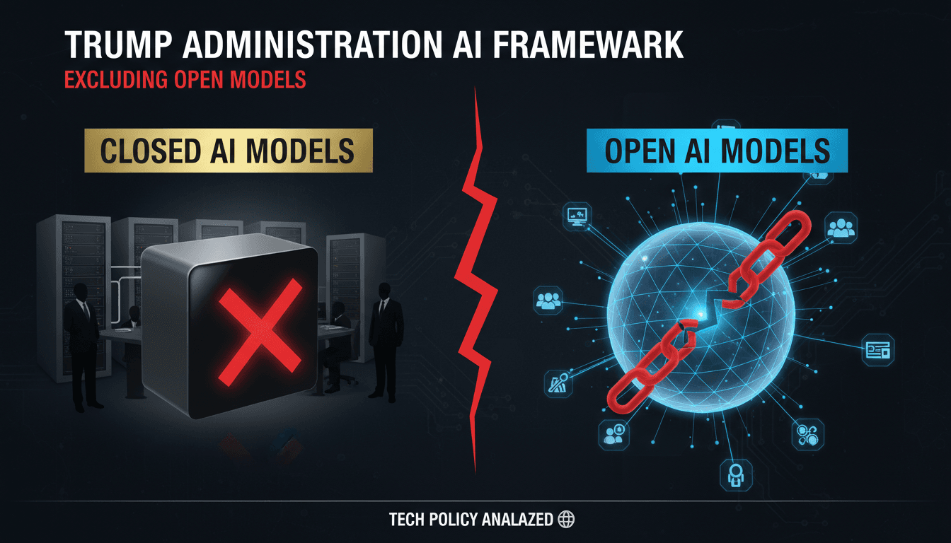 Illustration of AI testing framework excluding open models