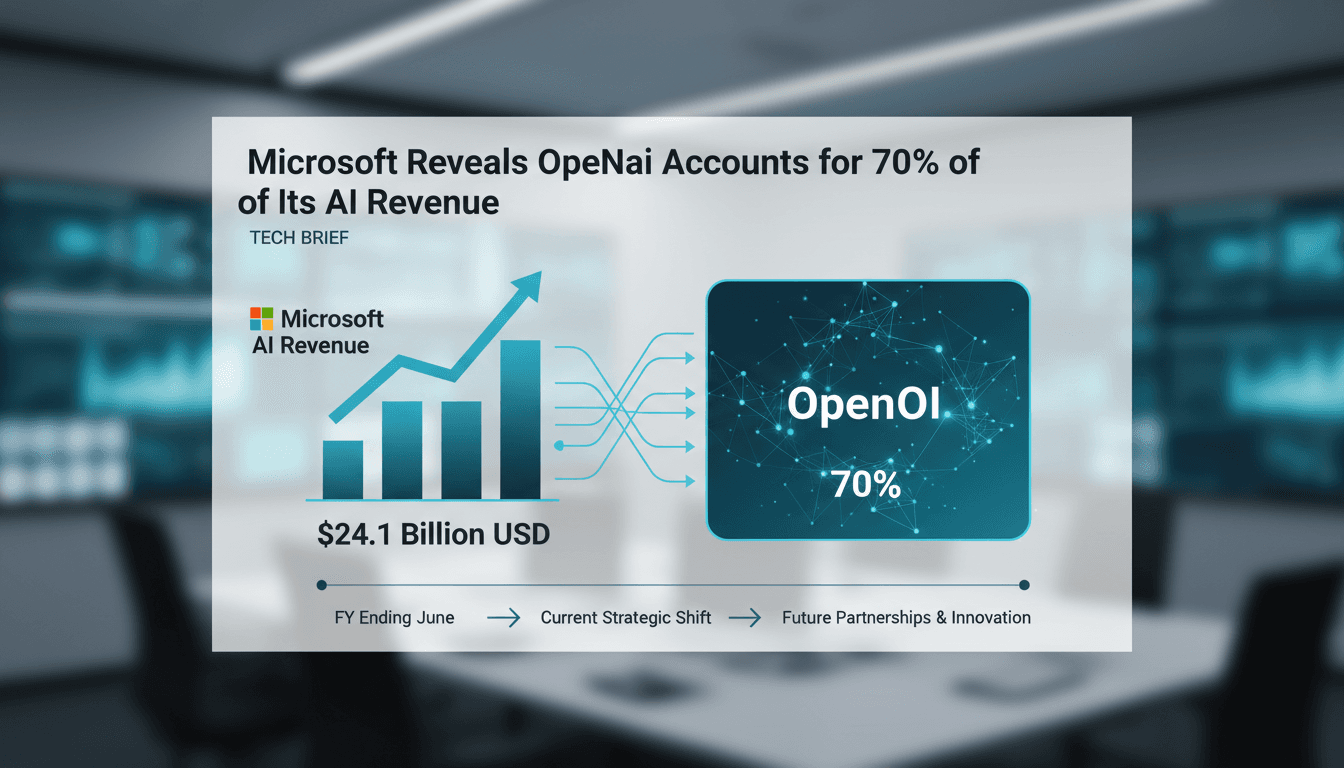 Microsoft and OpenAI partnership impact on AI revenue