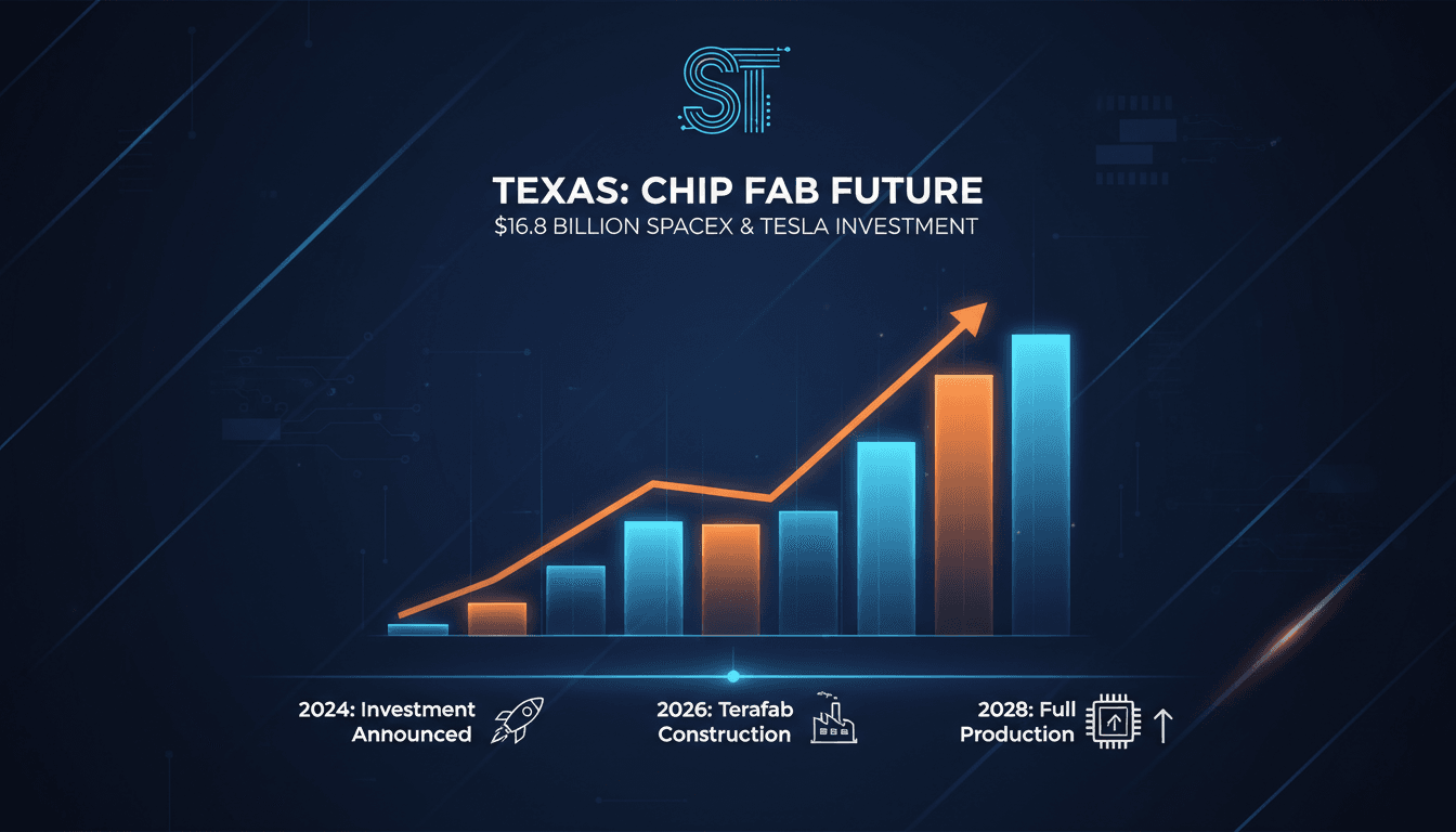 SpaceX and Tesla invest $16.8 billion in semiconductor factory in Texas