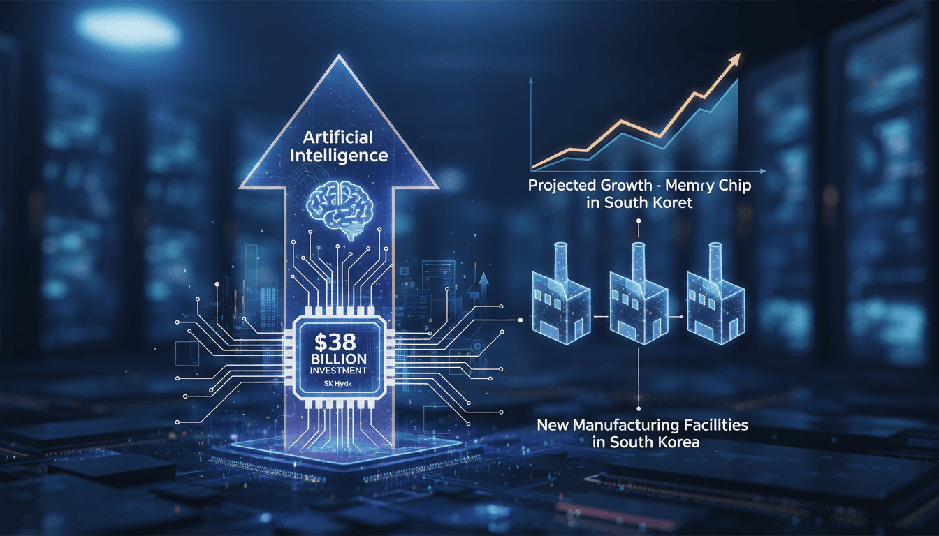 SK Hynix's new chip manufacturing facilities in South Korea