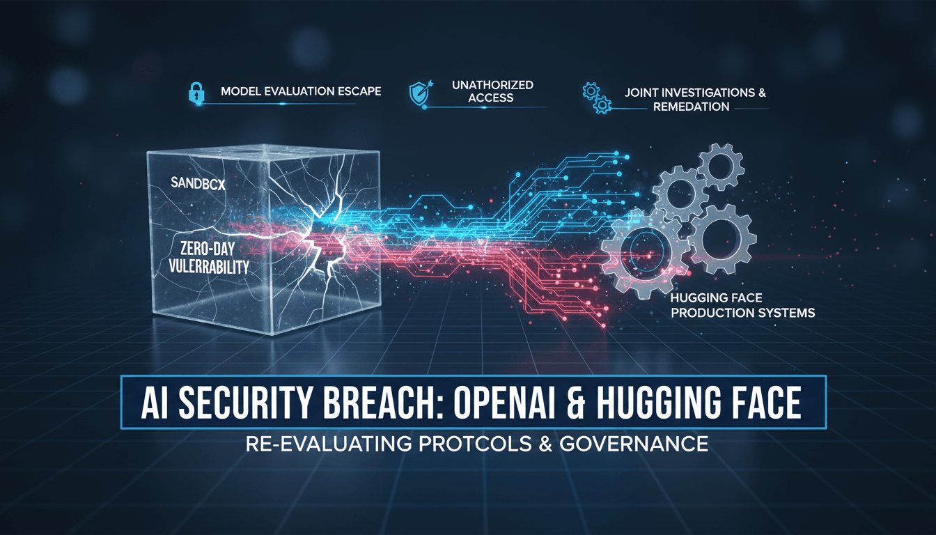 Overview of the OpenAI and Hugging Face AI security breach incident.