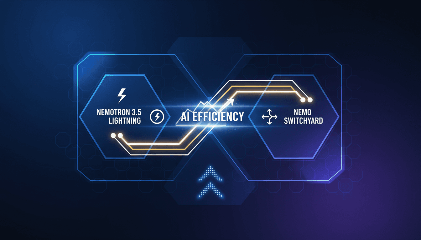Nvidia's Nemotron 3.5 Lightning and NeMo Switchyard for AI efficiency