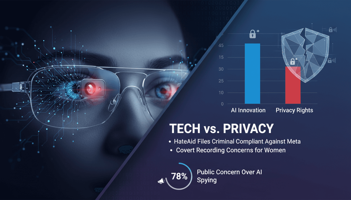 HateAid files complaint against Meta over AI smart glasses privacy issues.