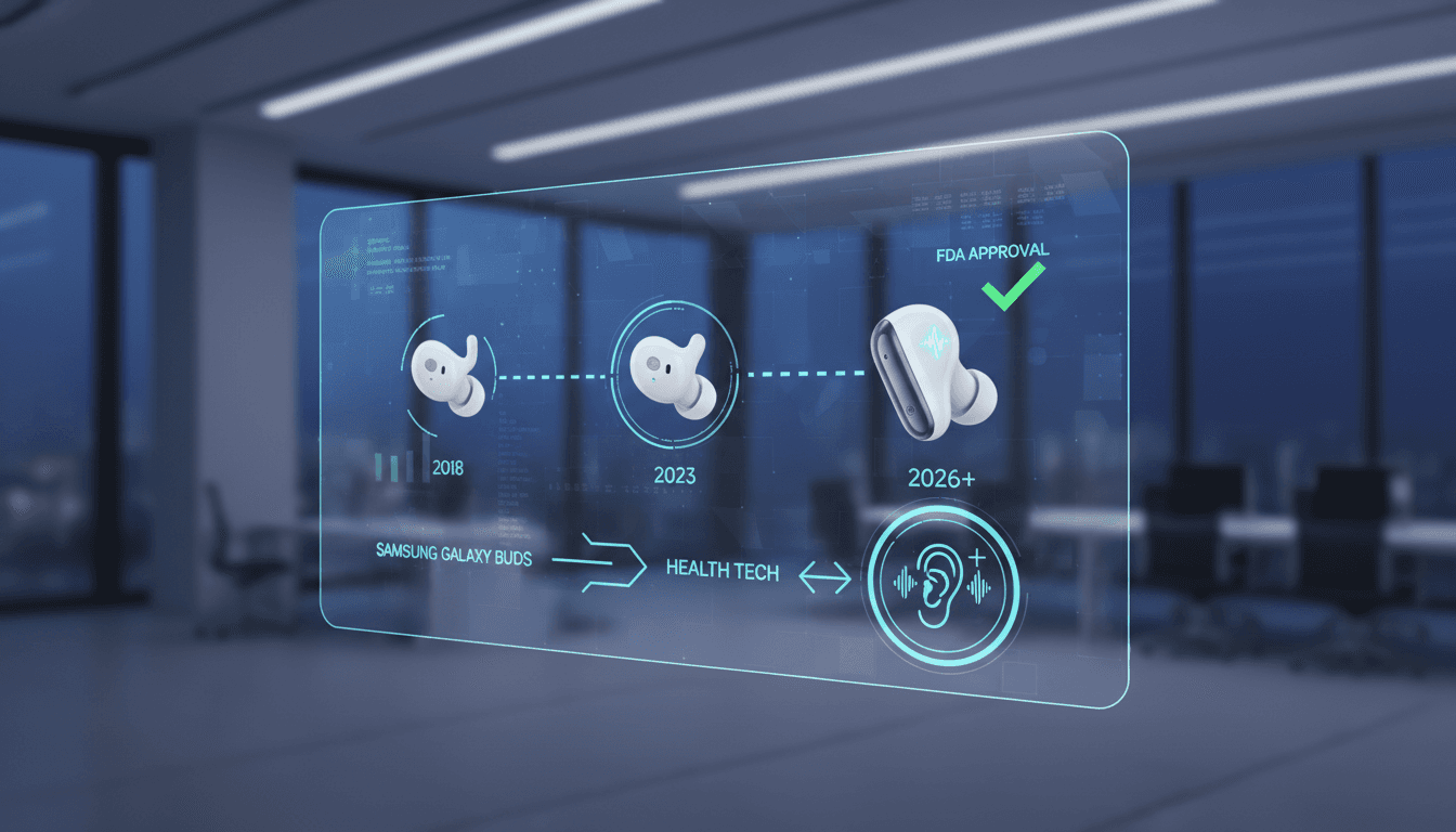 Samsung Galaxy Buds with hearing aid feature concept image
