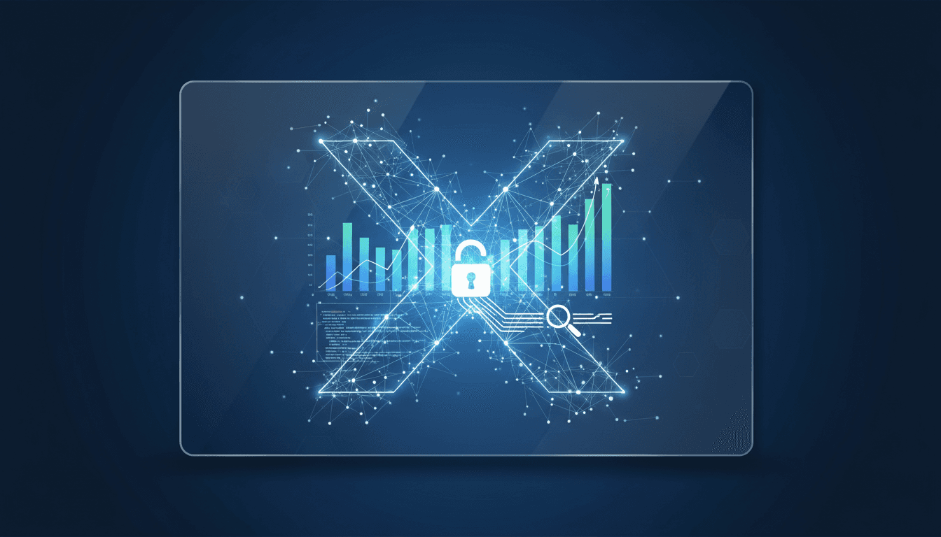 Illustration of X's new transparency tools and ranking algorithm features.