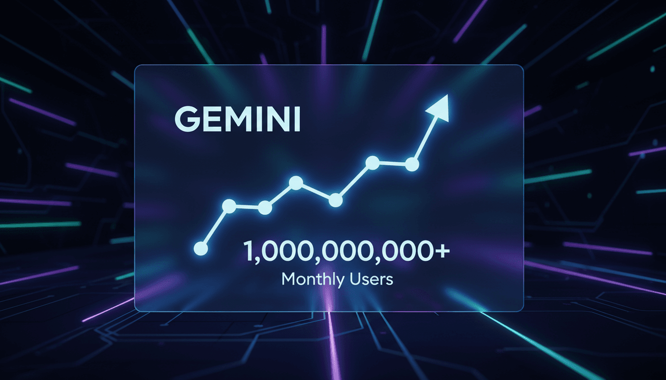 Google Gemini surpasses one billion monthly users milestone