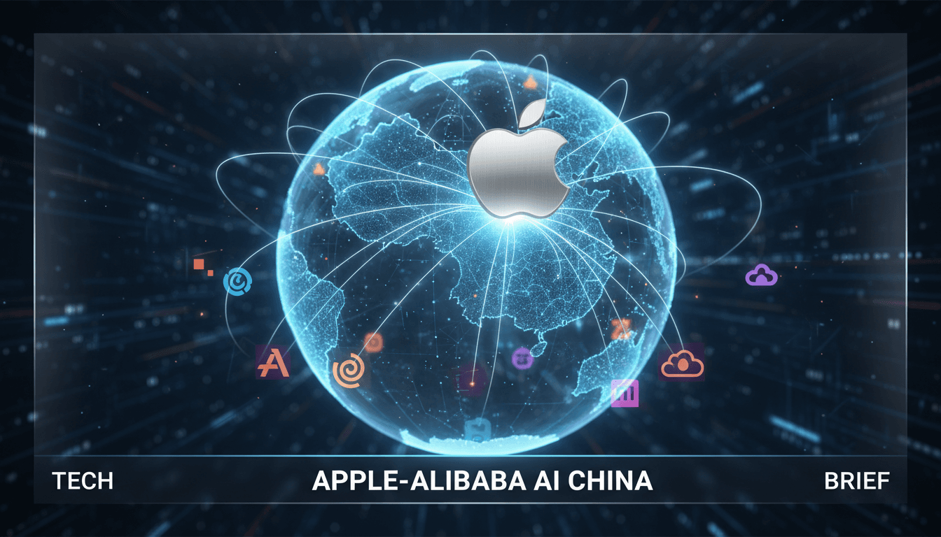Apple and Alibaba partnership for AI development in China