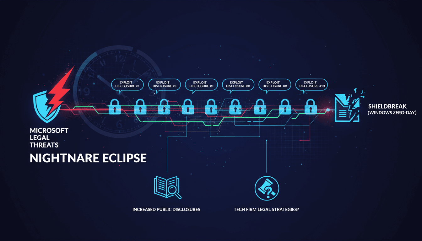 Nightmare Eclipse releases Windows zero-day exploit ShieldBreak amid legal threats from Microsoft