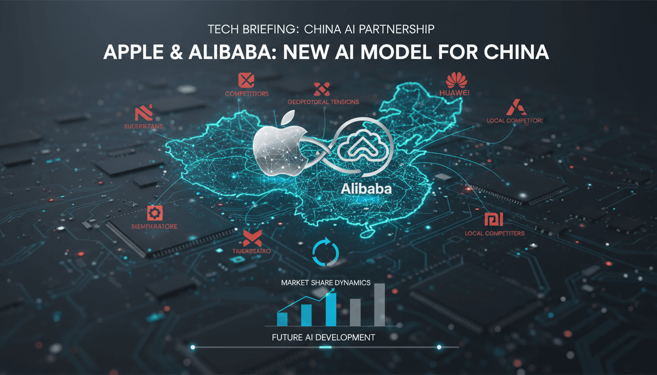 Apple partners with Alibaba to launch AI model tailored for China