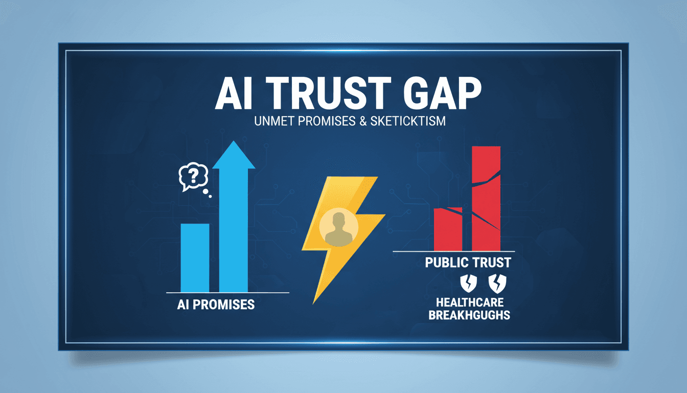 Dario Amodei speaking about the AI trust crisis at a conference.