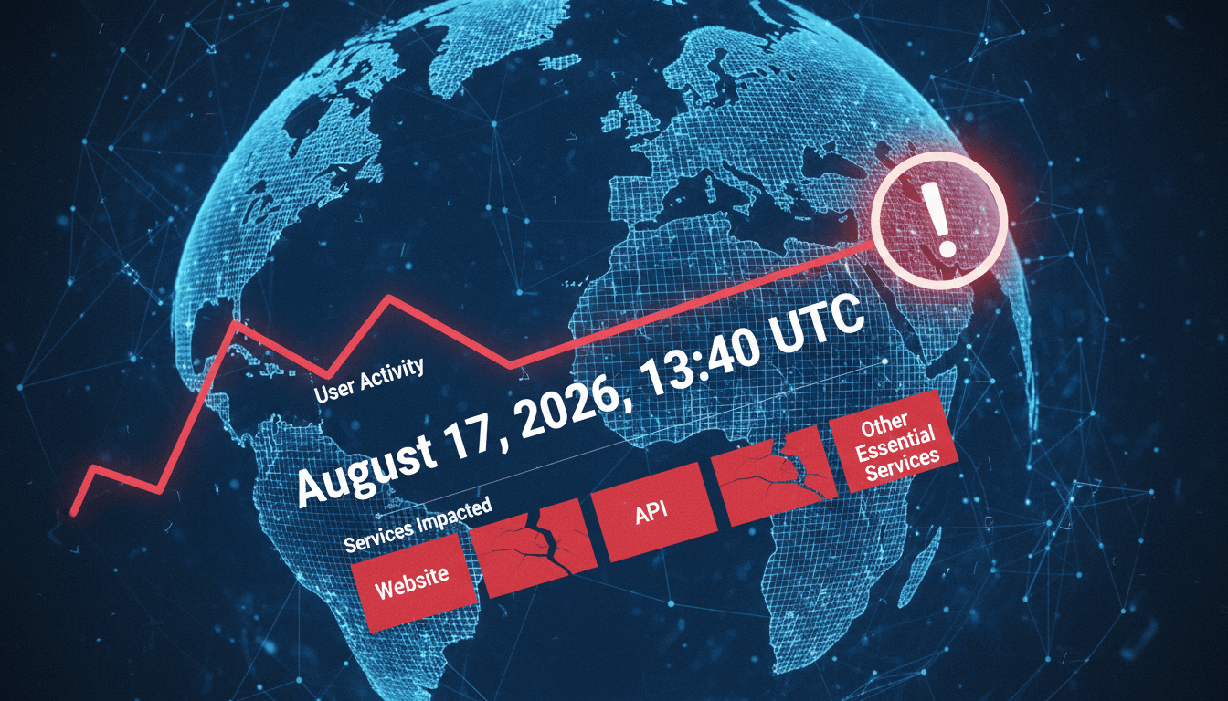 GitHub logo with a background of a disrupted service graphic