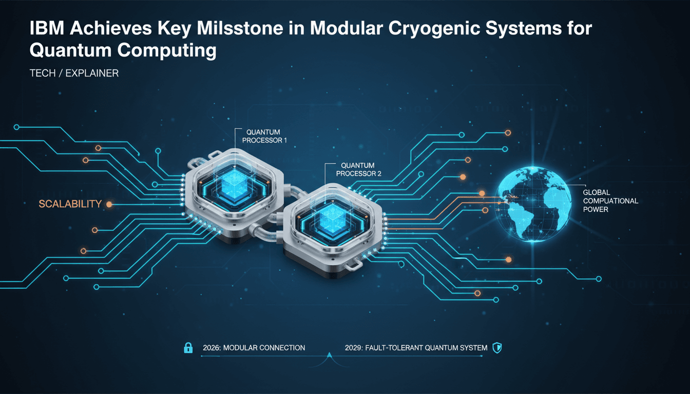 IBM Achieves Key Milestone in Modular Cryogenic Systems for Quantum Computing