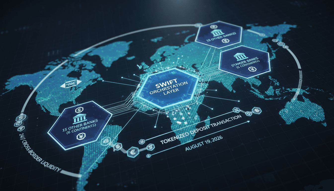 Swift Executes First Live Interbank Tokenized Deposit Transaction with HSBC and Standard Chartered
