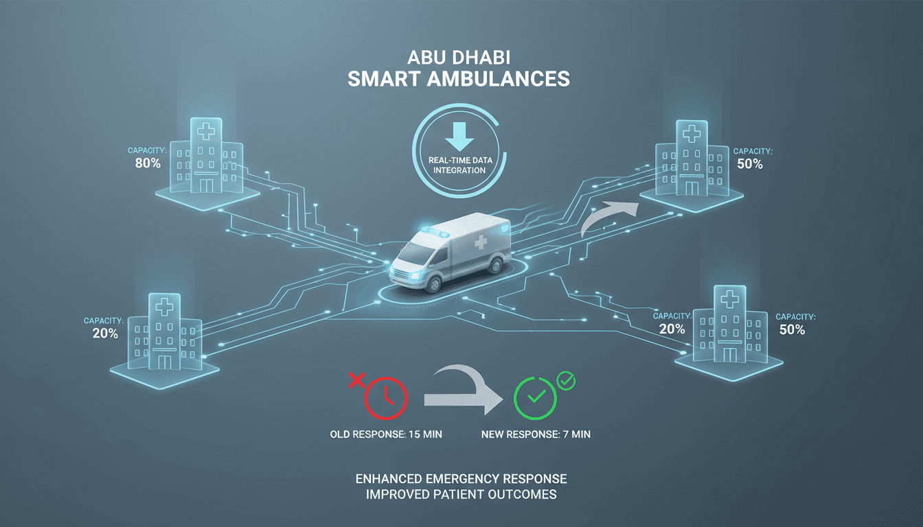 Abu Dhabi Launches Smart Ambulances for Enhanced Emergency Response