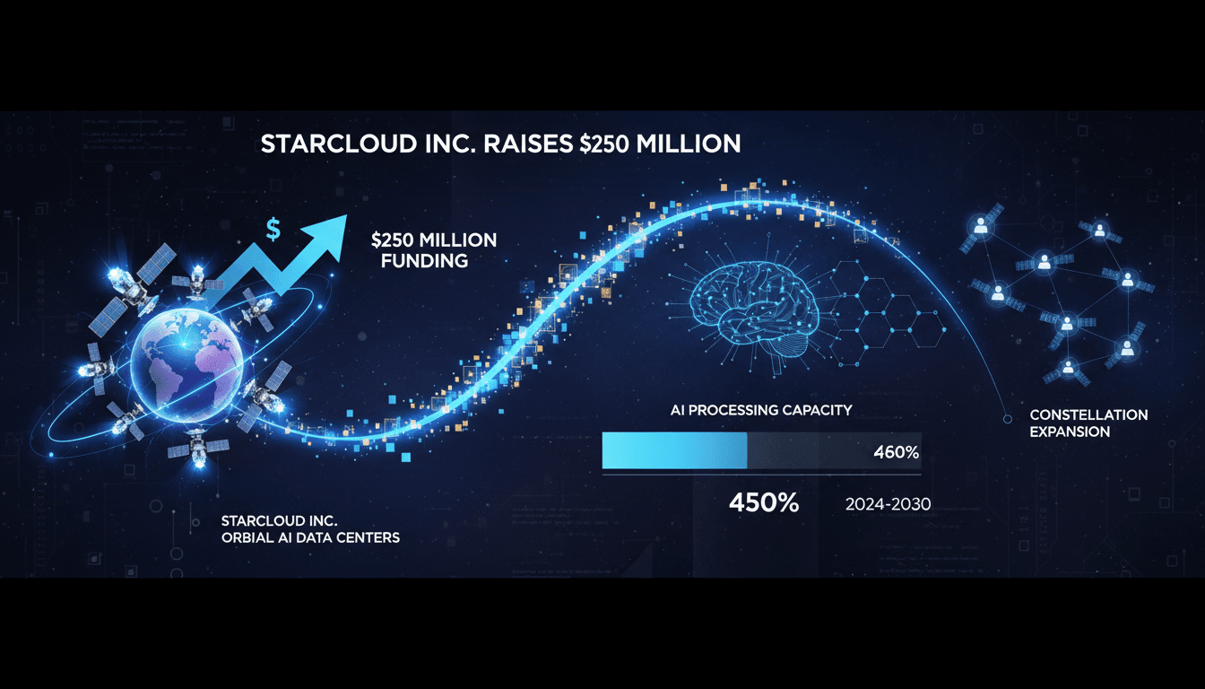 Starcloud Inc. raises $250 million to expand orbital AI data center capabilities
