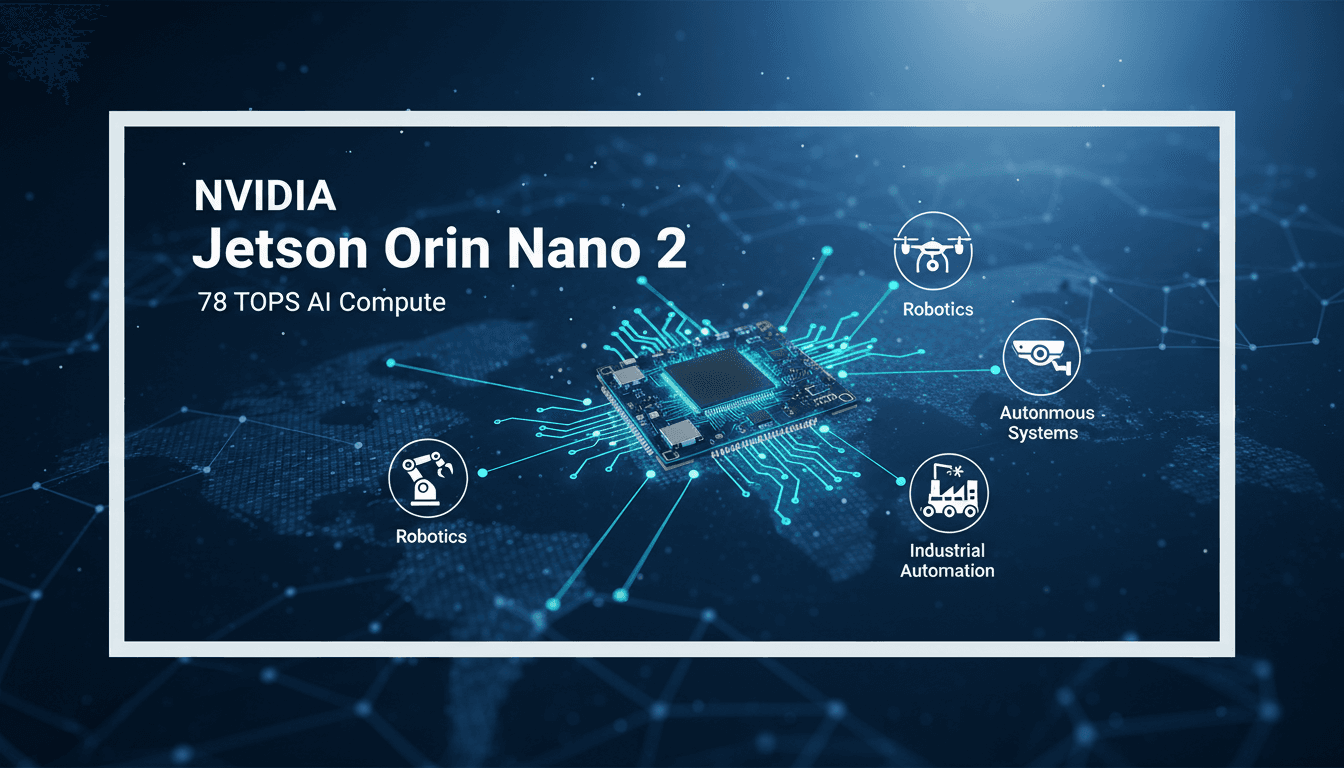 NVIDIA Launches Jetson Orin Nano 2 for Entry-Level Edge AI and Robotics