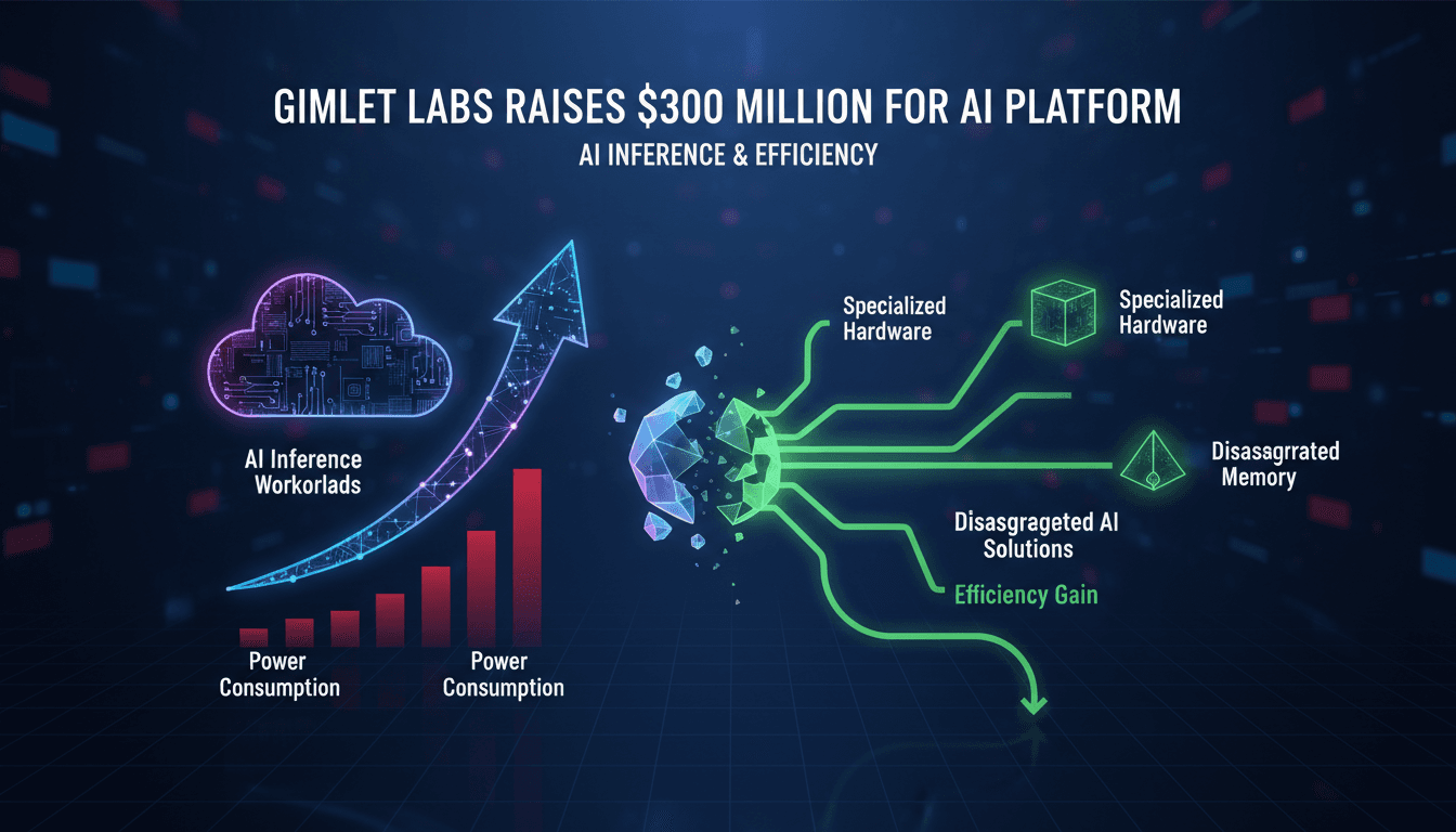 Gimlet Labs Raises $300 Million Series B Funding for AI Inference Platform